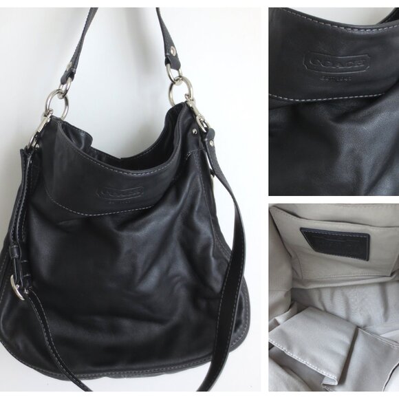 COACH 1941 ZOE LEATHER CONVERTIBLE HOBO SHOULDER BAG - Picture 1 of 9